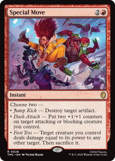 Special Move (Commander: Teenage Mutant Ninja Turtles) Light Play