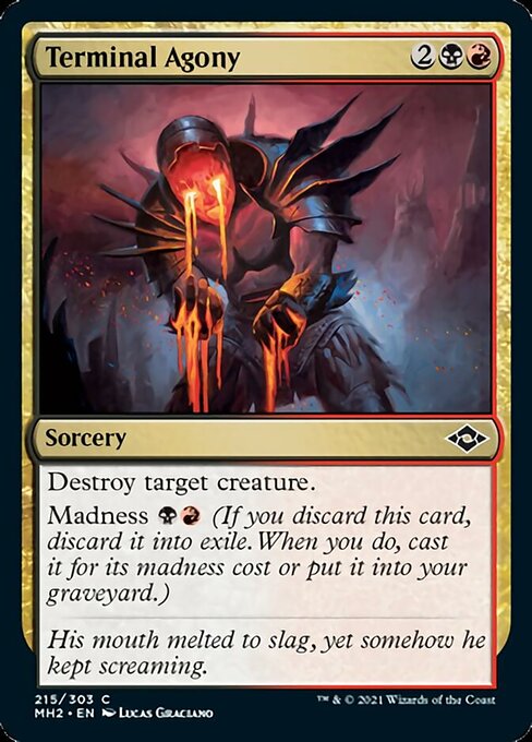 Terminal Agony (Modern Horizons 2) Light Play Foil