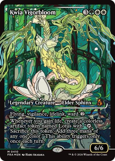 Kwia Vigorbloom (Showcase) (0410) (Reality Fracture) Light Play Foil