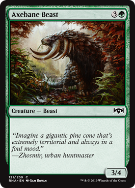 Axebane Beast (Ravnica Allegiance) Light Play