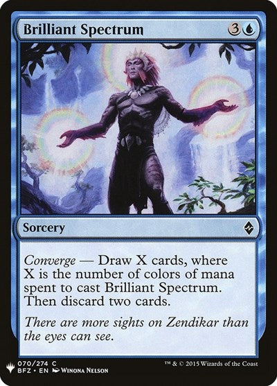Brilliant Spectrum (Mystery Booster) Light Play