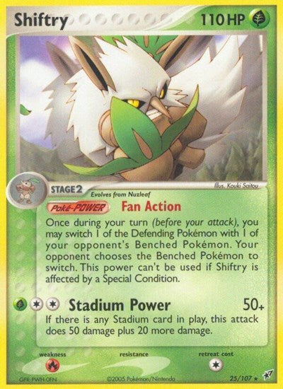 Shiftry (Deoxys) Damaged / Poor Reverse Holofoil