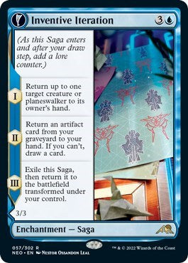 Inventive Iteration (Kamigawa: Neon Dynasty) Light Play