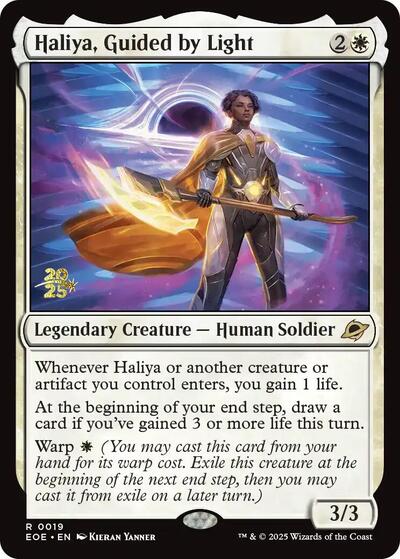Haliya, Guided by Light (Promos: Prerelease Cards) Light Play Foil