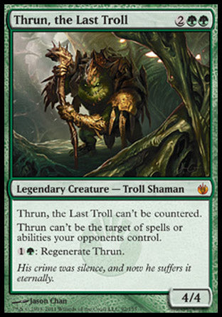 Thrun, the Last Troll (Mirrodin Besieged) Light Play