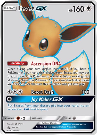 Eevee GX - SM242 (SM Promos) Light Play Holofoil