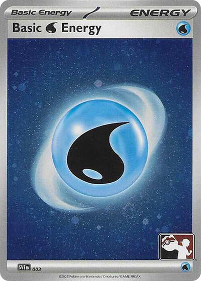 Basic Water Energy - 003 (Cosmos Holo) (Prize Pack Series Cards) Light Play Holofoil