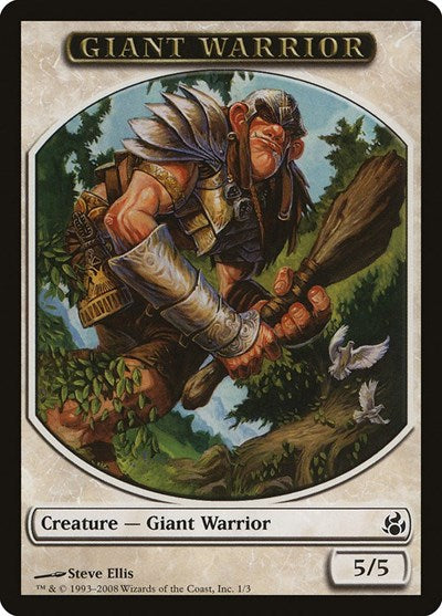 Giant Warrior Token (Morningtide) Light Play