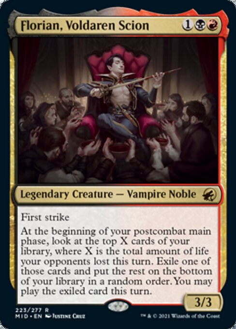 Florian, Voldaren Scion (Innistrad: Midnight Hunt) Light Play