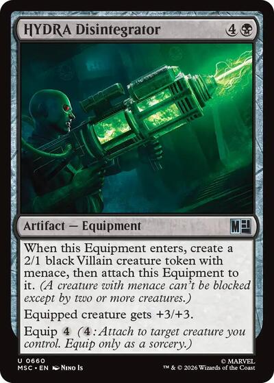 HYDRA Disintegrator (Commander: Marvel Super Heroes) Light Play