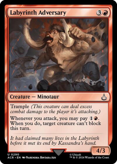 Labyrinth Adversary (Universes Beyond: Assassin's Creed) Light Play