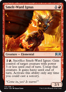 Smelt-Ward Ignus (Ravnica Allegiance) Light Play