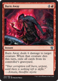 Burn Away (Khans of Tarkir) Light Play