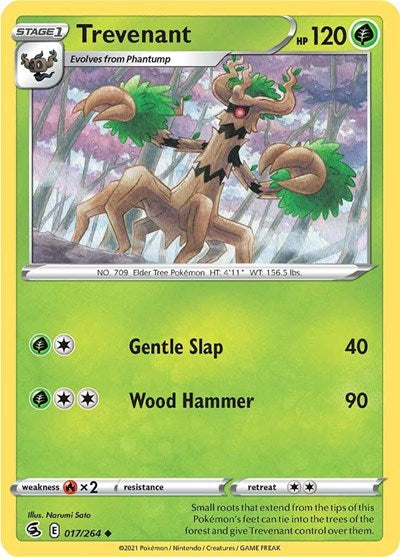 Trevenant (SWSH08: Fusion Strike) Light Play