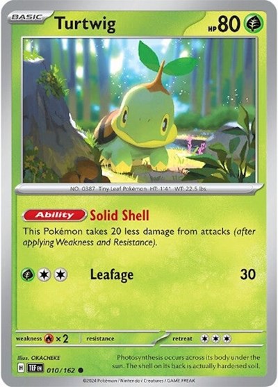 Turtwig (SV05: Temporal Forces) Light Play Reverse Holofoil