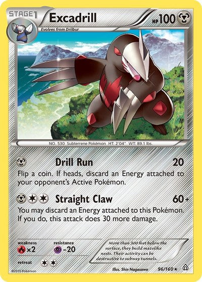 Excadrill (XY - Primal Clash) Light Play