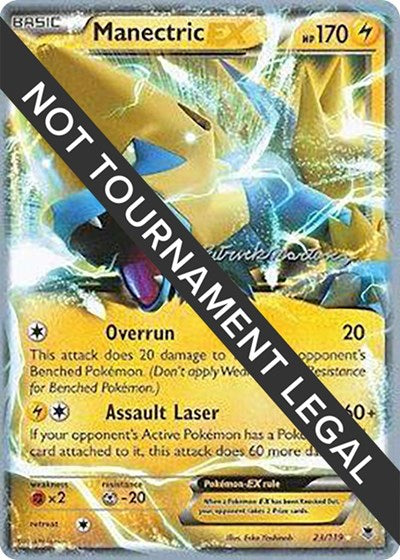 Manectric EX - 2015 (Patrick Martinez) (World Championship Decks) Damaged / Poor