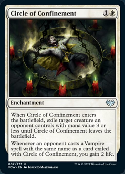 Circle of Confinement (Innistrad: Crimson Vow) Light Play