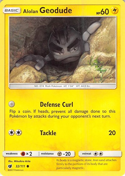 Alolan Geodude (SM - Crimson Invasion) Light Play