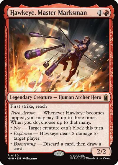 Hawkeye, Master Marksman (Marvel Super Heroes) Light Play