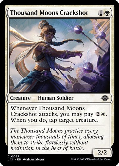 Thousand Moons Crackshot (The Lost Caverns of Ixalan) Light Play