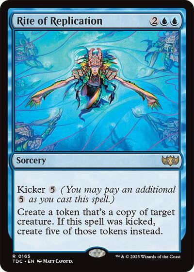 Rite of Replication (Commander: Tarkir: Dragonstorm) Light Play