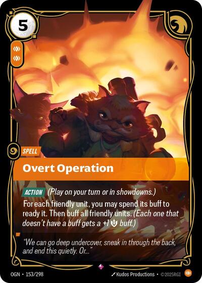 Overt Operation (Origins) Light Play Foil