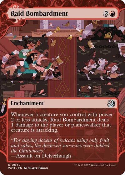 Raid Bombardment (Wilds of Eldraine: Enchanting Tales) Light Play Foil