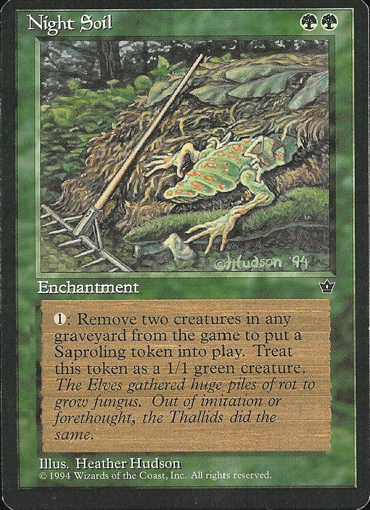 Night Soil (Hudson) (Fallen Empires) Light Play