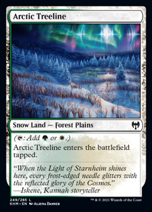 Arctic Treeline (Kaldheim) Light Play