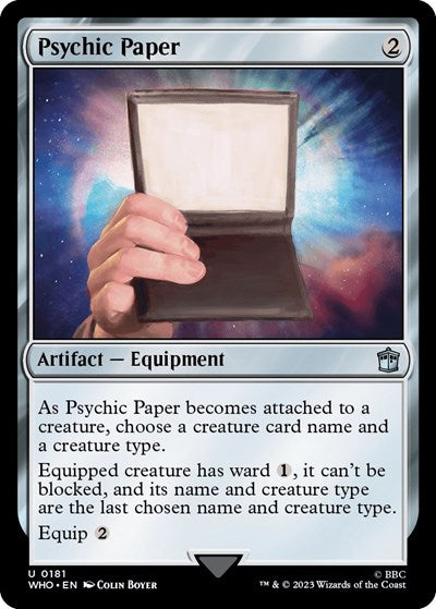 Psychic Paper (Universes Beyond: Doctor Who) Light Play