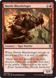 Mardu Blazebringer (Khans of Tarkir) Light Play