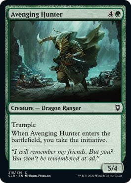 Avenging Hunter (Commander Legends: Battle for Baldur's Gate) Light Play Foil