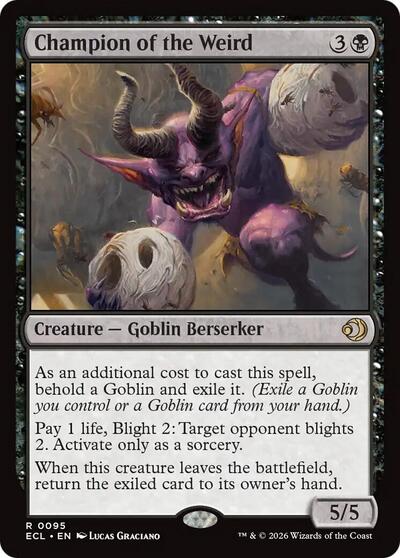 Champion of the Weird (Lorwyn Eclipsed) Light Play