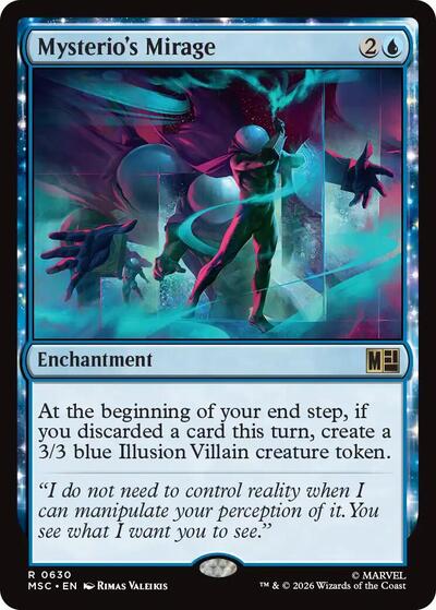 Mysterio's Mirage (Commander: Marvel Super Heroes) Light Play Foil