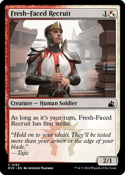 Fresh-Faced Recruit (Ravnica Remastered) Light Play