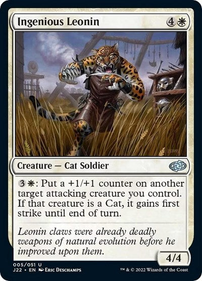 Ingenious Leonin (Jumpstart 2022) Light Play