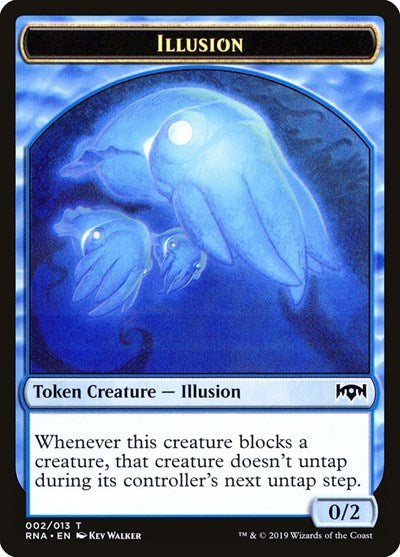Illusion Token (Ravnica Allegiance) Light Play