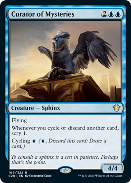 Curator of Mysteries (Commander 2020 Ikoria) Light Play