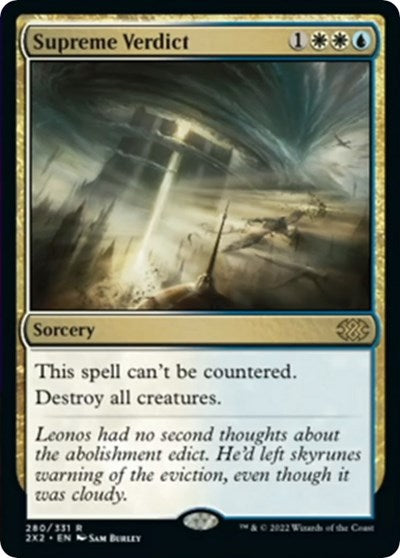 Supreme Verdict (Double Masters 2022) Light Play