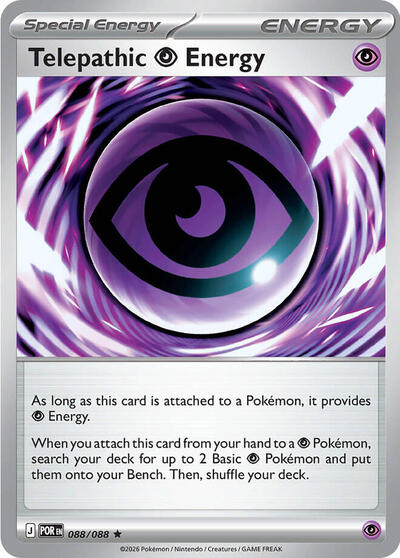 Telepathic Psychic Energy (ME03: Perfect Order) Light Play Reverse Holofoil