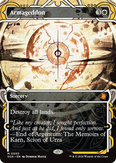 Armageddon (Secrets of Strixhaven: Mystical Archive) Light Play Foil