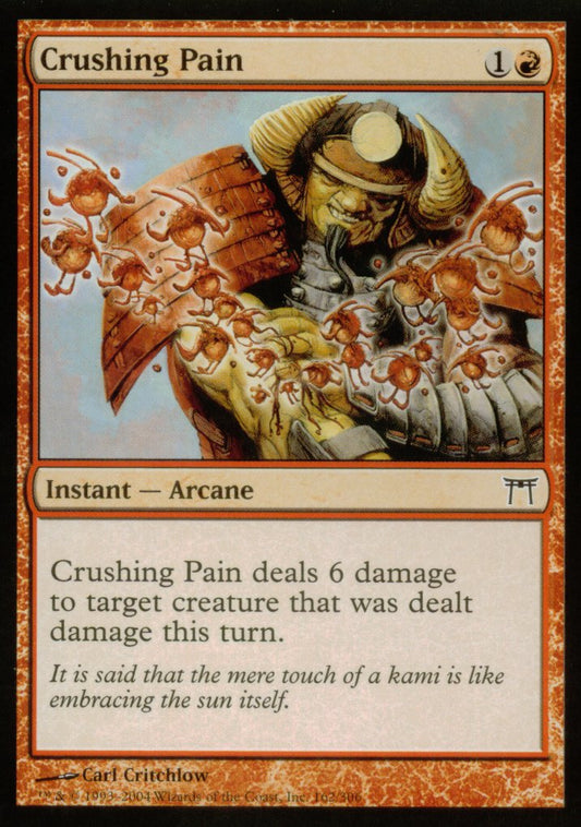 Crushing Pain (Champions of Kamigawa) Light Play