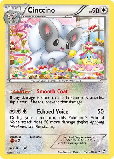 Cinccino (Legendary Treasures: Radiant Collection) Heavy Play Holofoil
