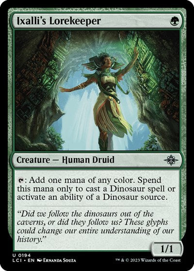 Ixalli's Lorekeeper (The Lost Caverns of Ixalan) Light Play