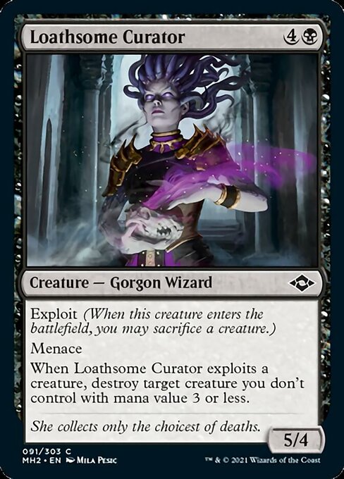 Loathsome Curator (Modern Horizons 2) Light Play