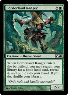 Borderland Ranger (Magic 2010 Core Set) Light Play