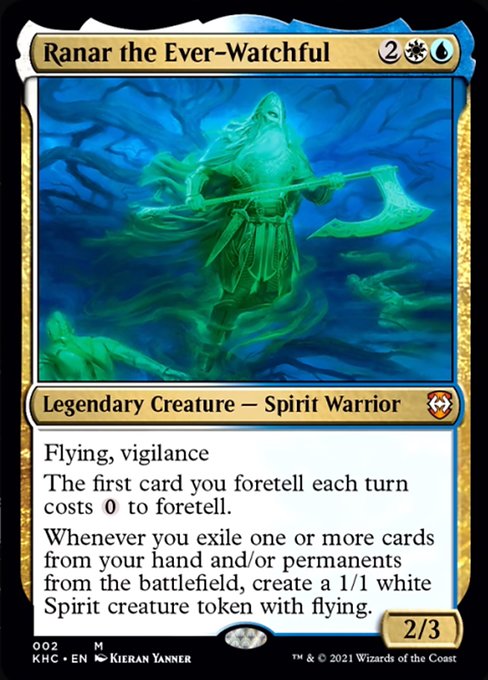Ranar the Ever-Watchful (Commander 2021 Kaldheim) Light Play