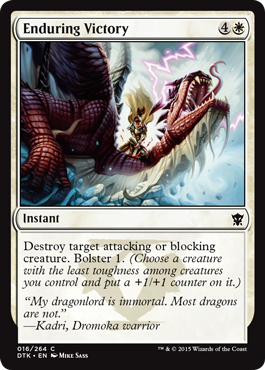 Enduring Victory (Dragons of Tarkir) Light Play Foil