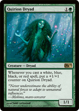 Quirion Dryad (Magic 2013 Core Set) Light Play